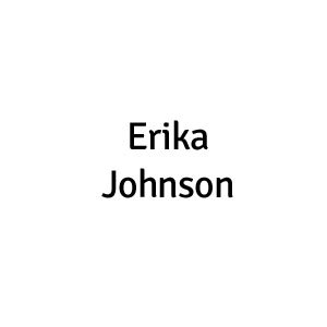 Donors Erika Johnson